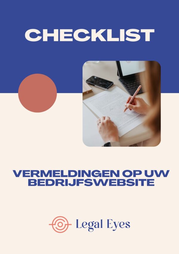 Checklist vermeldingen op uw bedrijfswebsite